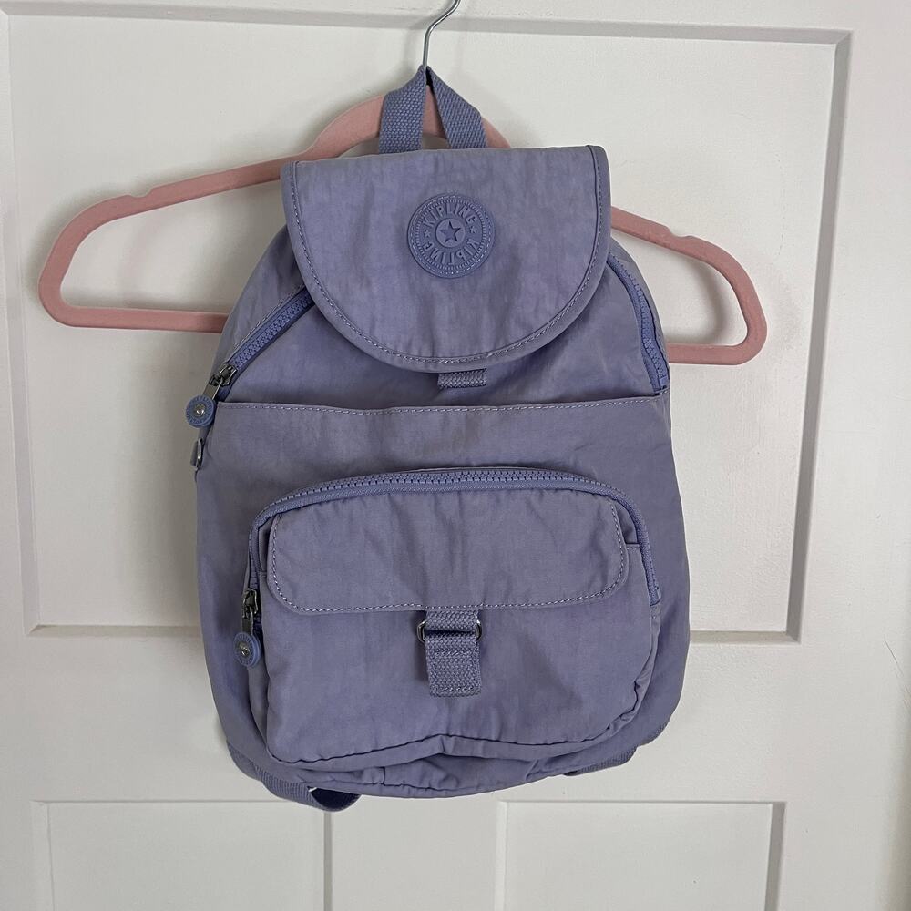 Kipling Queenie Backpack Lush Lavender Mini Nylon
